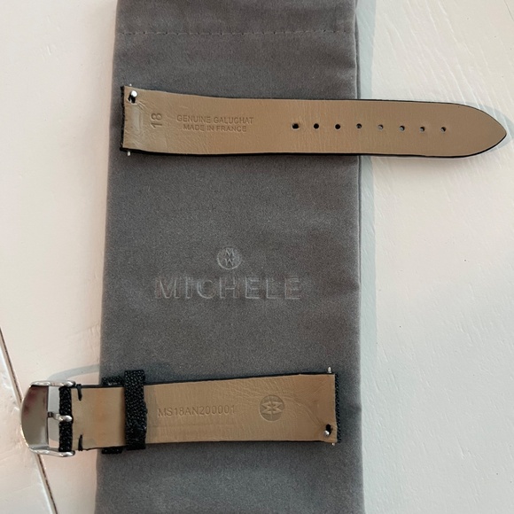 Michele Watch Black Band - Picture 4 of 4